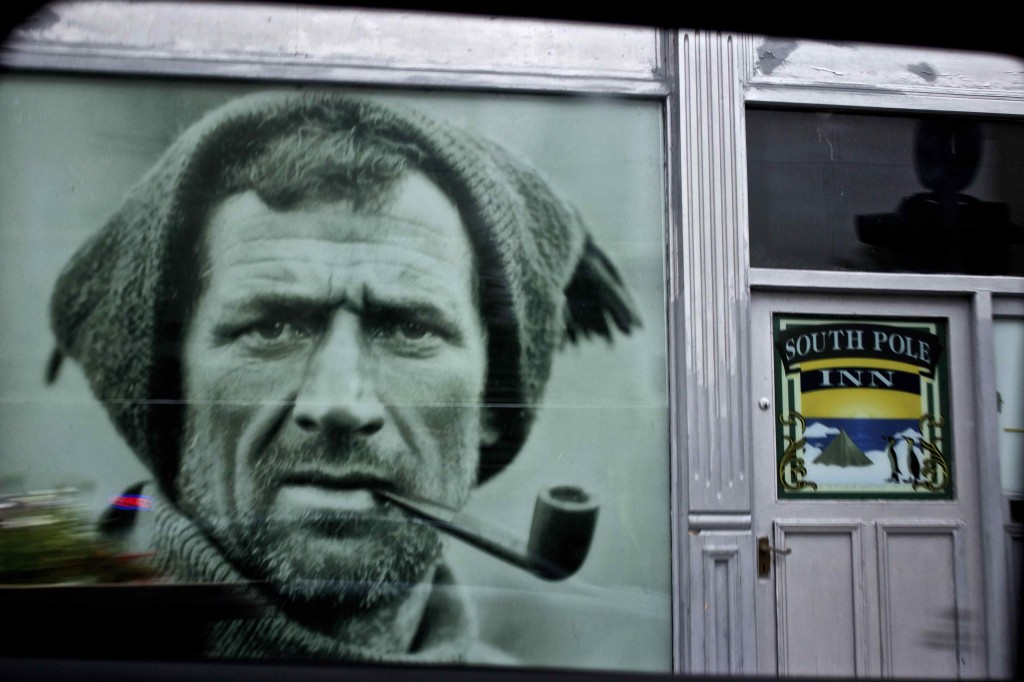 Tom Crean, Irish explorer of the Antarctic from Kerry posted by the South Pole Inn.